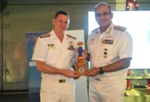 Australian Navy chief visits INS Nilgiri during Exercise Kakadu