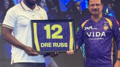 KKR retire jersey No.12 as a tribute to retired star Andre Russell