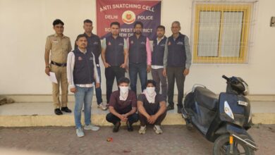 Two snatchers arrested after 15-day operation in Delhi; scooty, gold locket recovered
