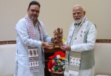 Raj CM Bhajan Lal Sharma meets PM Modi, second meeting in a month