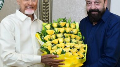 Sanjay Dutt says ‘admire your vision’ as he pays a visit to Andhra Chief Minister Chandrababu Naidu