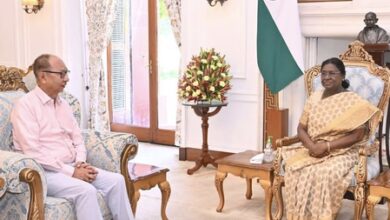 Manipur CM reaffirms commitment to peace after meeting President Murmu