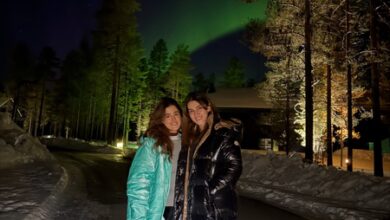 Kriti Sanon enjoys Northern lights as she joins Nupur Sanon & Stebin Ben on their Finland getaway