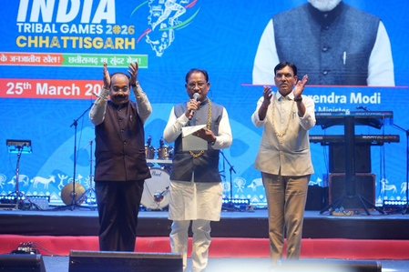 Dr. Mandaviya inaugurates Khelo India Tribal Games; highlights rich tribal sporting talent Dr. Mandaviya inaugurates Khelo India Tribal Games; highlights rich tribal sporting talent