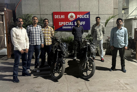 Seven juveniles held in Delhi for bike jacking; three stolen motorcycles recovered Seven juveniles held in Delhi for bike jacking; three stolen motorcycles recovered