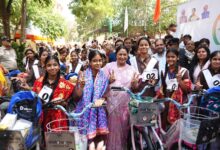 Delhi CM distributes bicycles to 1,000 schoolgirls under ‘Vidya Vahini’ initiative