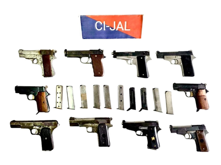 Punjab Police bust interstate weapons module; 10 country-made pistols seized Punjab Police bust interstate weapons module; 10 country-made pistols seized