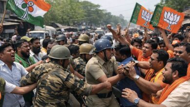 Bengal: 8 arrested as clash erupts between Trinamool and BJP workers in Basanti​