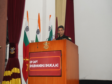 Shubhanshu Shukla shares space experience with NDA cadets Shubhanshu Shukla shares space experience with NDA cadets