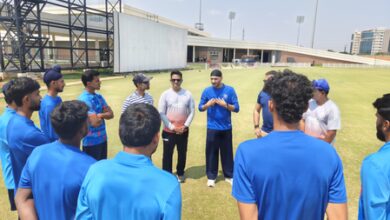 Harbhajan Singh conducts a specialist camp for emerging off-spinners at BCCI CoE