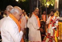 Gujarat CM attends Ram Navami Mahotsav in Ahmedabad as celebrations held across state