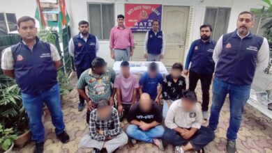 Delhi Police bust illegal gambling racket near railway line, seven arrested Delhi Police bust illegal gambling racket near railway line, seven arrested