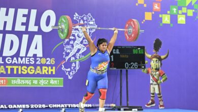KITG Day 4: Weightlifter Nikita wins first gold for Chhattisgarh, Odisha women dominate last day of swimming