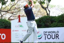 Defending champion Chacarra leads by four, as OP Chouhan is the top Indian