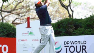 Defending champion Chacarra leads by four, as OP Chouhan is the top Indian