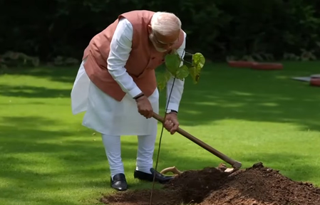 Mass participation driving change: PM Modi on plantation record, seed conservation efforts Mass participation driving change: PM Modi on plantation record, seed conservation efforts