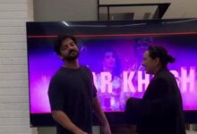 Sonakshi Sinha & Zaheer Iqbal groove on original disco dancer Mithun’s tunes