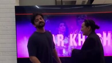 Sonakshi Sinha & Zaheer Iqbal groove on original disco dancer Mithun’s tunes