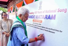Vande Mataram is India’s identity and strength: J&K L-G​