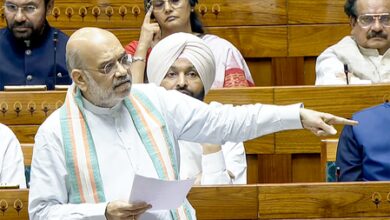 BJP calls HM Shah’s speech on Naxal eradication ‘historic’, defends his attack on Congress BJP calls HM Shah’s speech on Naxal eradication ‘historic’, defends his attack on Congress
