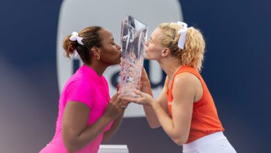 Siniakova-Townsend complete Sunshine Double with Miami title