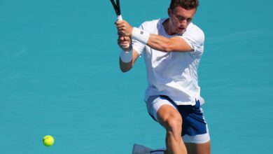 ‘Big room for improvement if I want to beat these guys,’ says Lehecka on Miami Open loss to Sinner