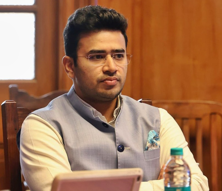 ‘Biggest achievement of this govt’: Tejasvi Surya targets K’taka govt over IPL ticket row