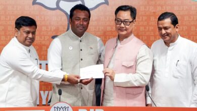 Bengal polls: Tennis legend Leander Paes joins BJP ahead of elections