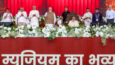 Strengthened roads and railways will bring investments: PM Modi in Gujarat (Lead) Strengthened roads and railways will bring investments: PM Modi in Gujarat (Lead)