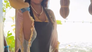 Hina Khan flaunts ‘gol rotis’ while on luxurious vacation in Maldives