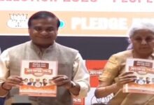 Assam polls: Nirmala Sitharaman releases BJP’s 31-point election manifesto