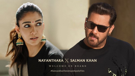 Nayanthara comes on board the unit of Salman Khan, Vamshi Paidipally film