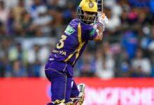 IPL 2026: Rahane, Raghuvanshi fifties power KKR to 220/4 against MI