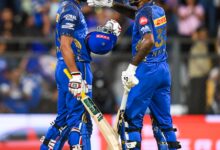 ‘We got close in the last 13 seasons, delighted to break the streak,’ says Jayawardene as MI end opening-game hoodoo