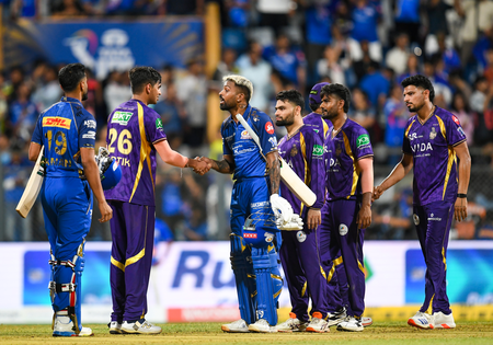 IPL 2026: Rohit, Ryan fifties after Thakur three-fer help Mumbai win season-opener after 13 years (Ld) IPL 2026: Rohit, Ryan fifties after Thakur three-fer help Mumbai win season-opener after 13 years (Ld)
