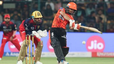 IPL 2026: Kishan’s 80, Aniket’s 43 powers Sunrisers Hyderabad to 201/9 against RCB