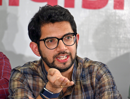 Aaditya Thackeray urges Maha govt to release funds for Mumbai’s dilapidated cessed buildings