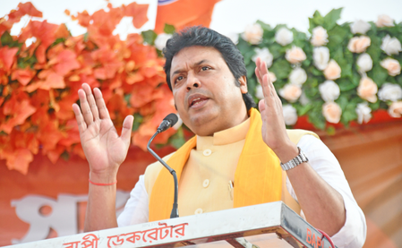 ‘Free zone’ for terrorists in Muslim-dominated areas of Bengal: BJP leader Biplab Deb