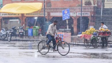Mercury dips across Rajasthan due to heavy rain, hailstorms