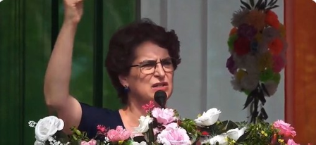 Priyanka Gandhi takes jibe at ‘double-engine’ govt in Assam