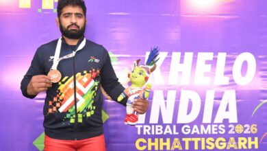 From delivering milk to first career gold at KITG 2026, J&K wrestler Hamam Hussain’s dreams come true