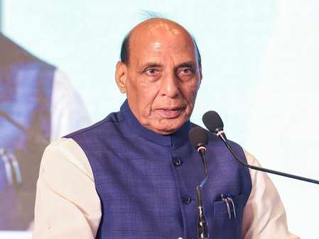 ‘Not even God safe in God’s Own Country’: Rajnath Singh targets LDF, UDF