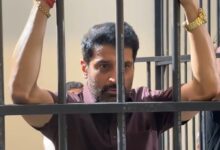 Shakti Anand slips through jail bars in quirky on-set ‘fitness test’