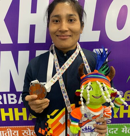 From pool cleaner to podium finisher, Assam wrestler Debi Daimari’s silver lining