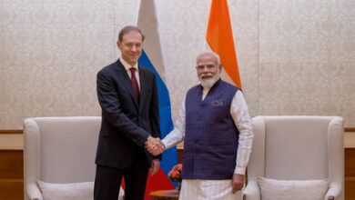 Russia’s Manturov calls on PM Modi, discusses further strengthening of strategic partnership