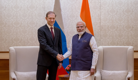 Russia’s Manturov calls on PM Modi, discusses further strengthening of strategic partnership