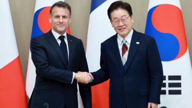 South Korea, France agree to cooperate on safe passage through Strait of Hormuz