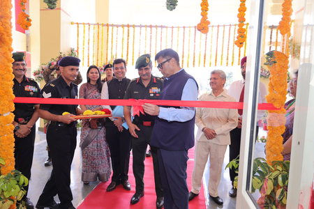 Union Education Secy Sanjay Kumar opens Ambala Army School, ask students to serve nation