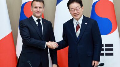 France, South Korea agree to cooperate on safe passage through Strait of Hormuz