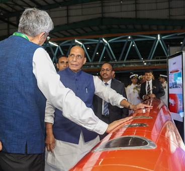 Rajnath Singh lays foundation stone of tunnel in Visakhapatnam to boost naval research 